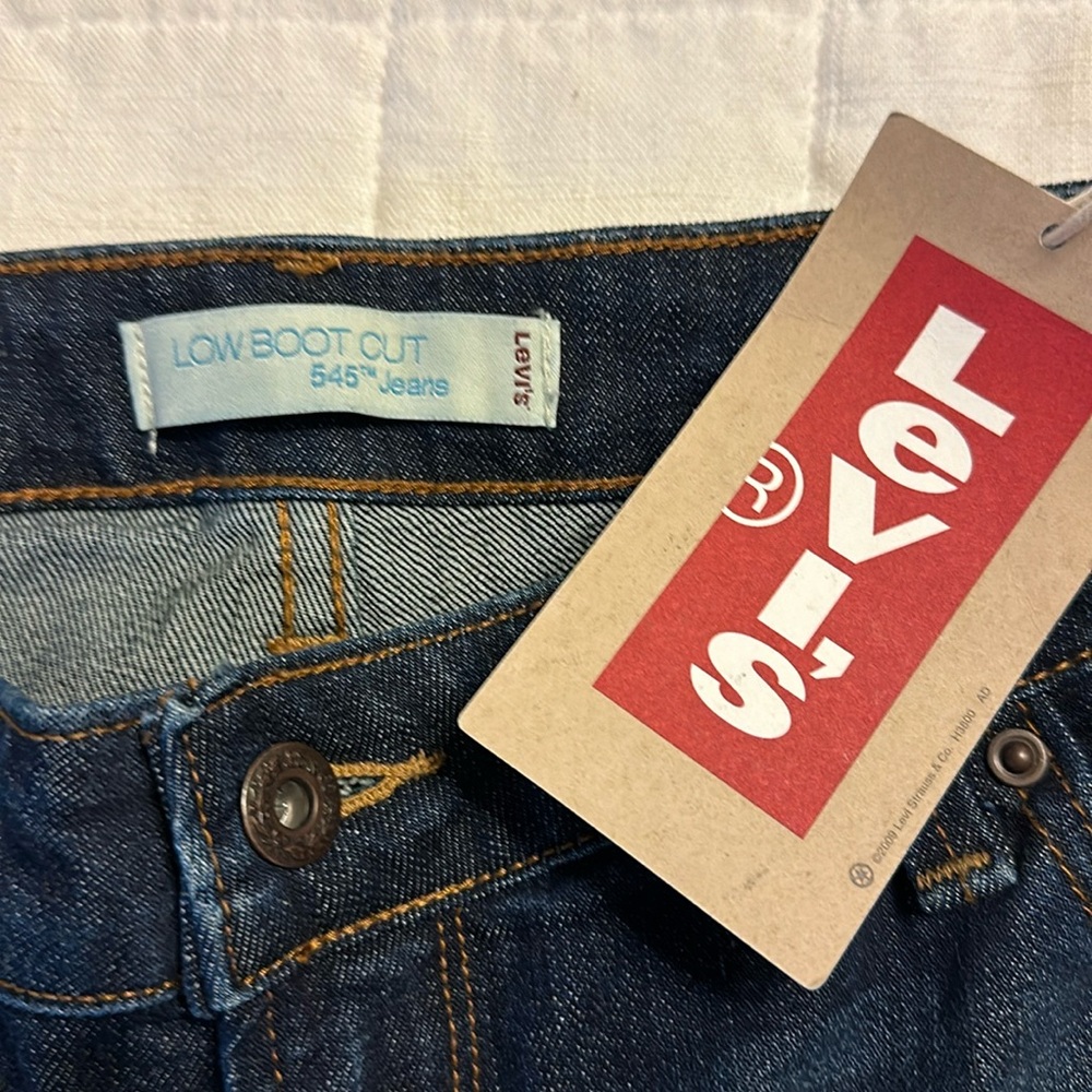 Levi’s 545 low rise boot cut jeans.  New with tags